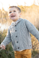 Vest - Blauw Grijse Gaas gevlochten