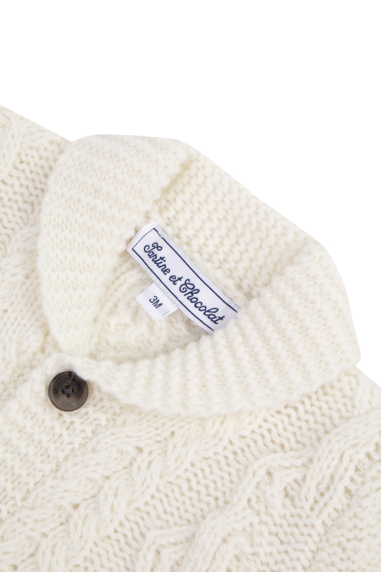 Gilet - Madreperla Maglia intrecciato