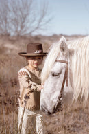 Sweater - Beige jacquard