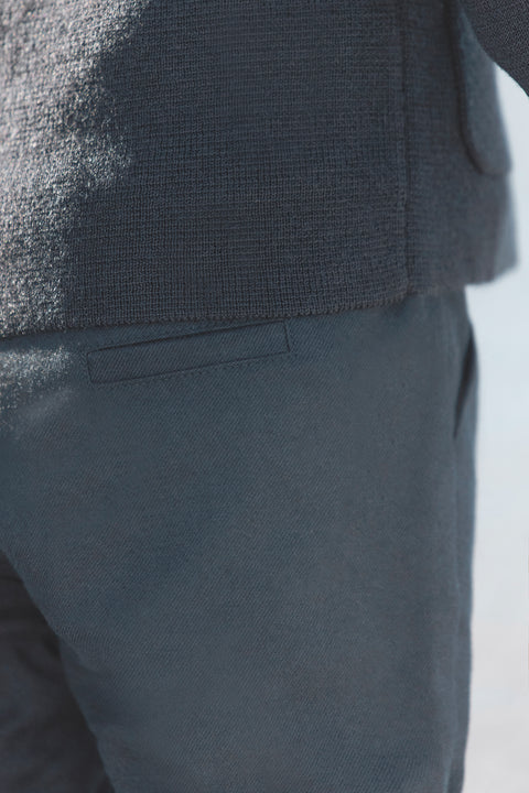 Trousers - Navy flannel - Image principale