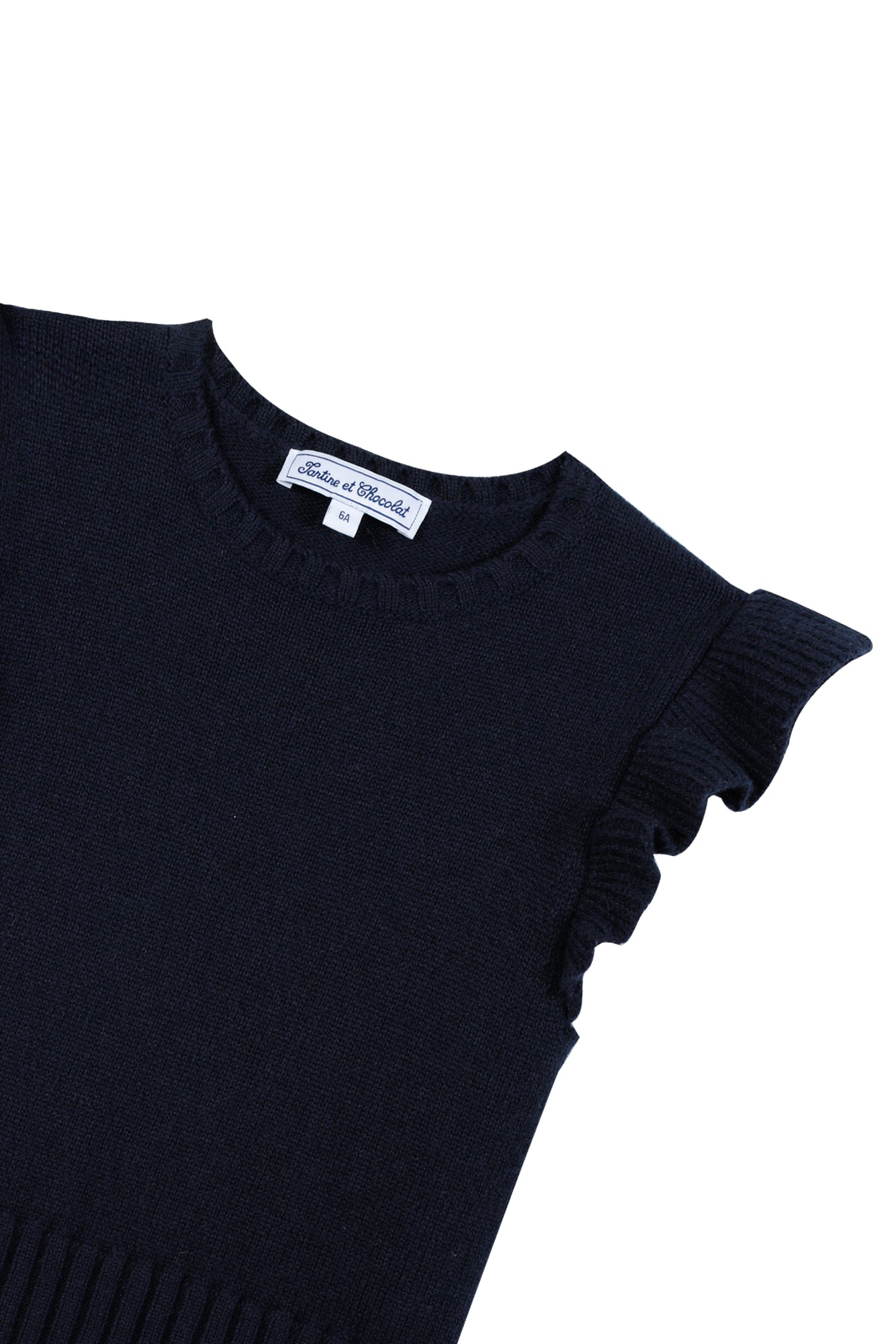 Trui Zandloos - Navy Gaas pluizig