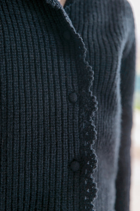 Cardigan - Marine maille - Image principale