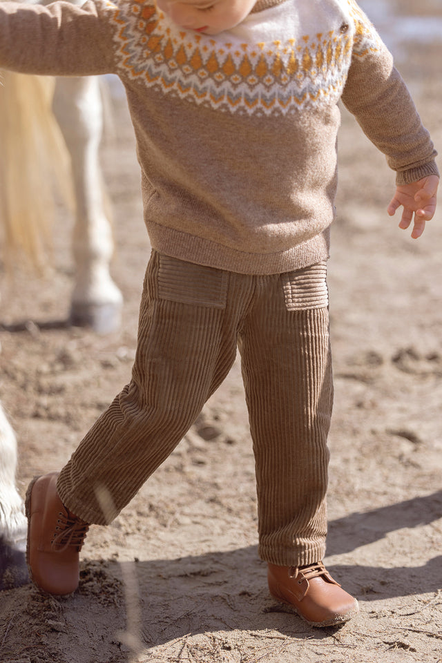 Trousers - Brown Corduroy - Image principale