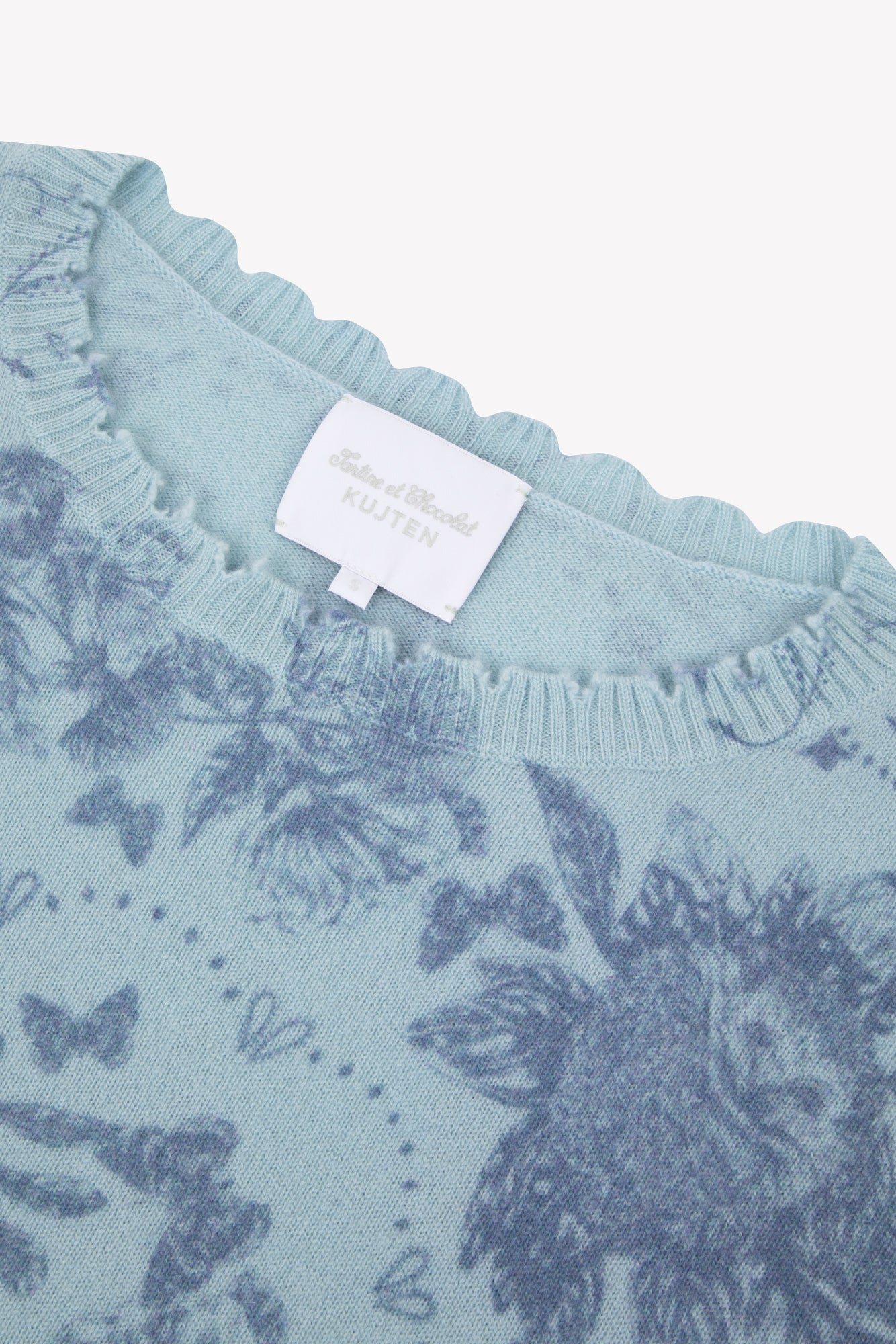 Trui Vrouwen - Blauw Kujten X Tartine et Chocolat