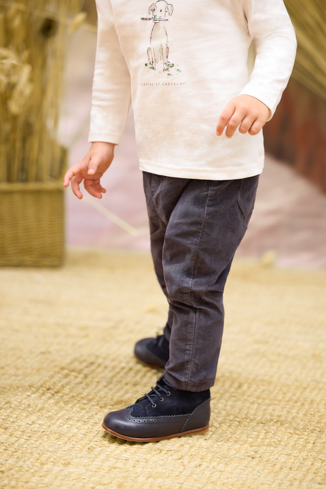 Trousers - Cotton Grey anthracite - Image principale