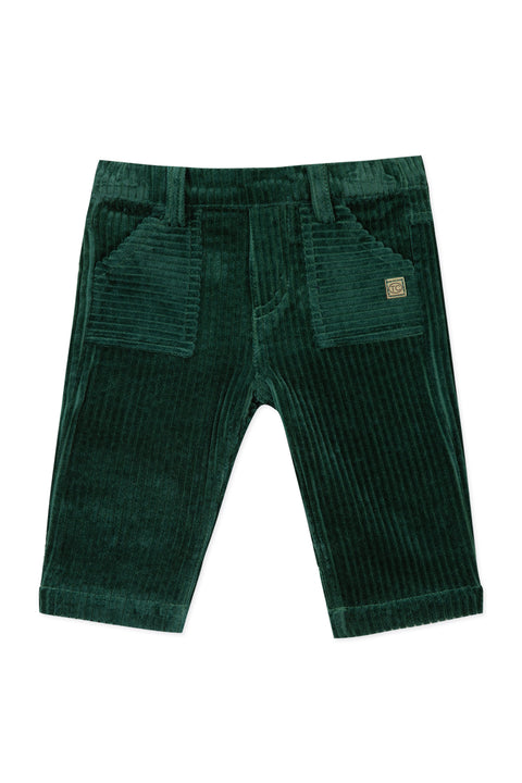 Trousers - Green Corduroy - Image principale
