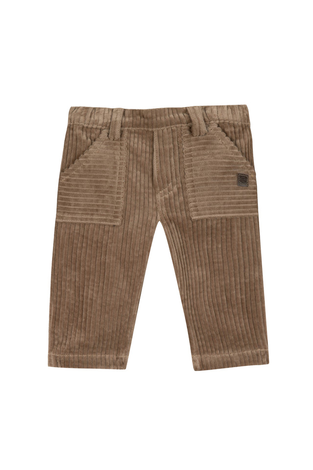 Pantalon - Marron velours côtelé - Image principale