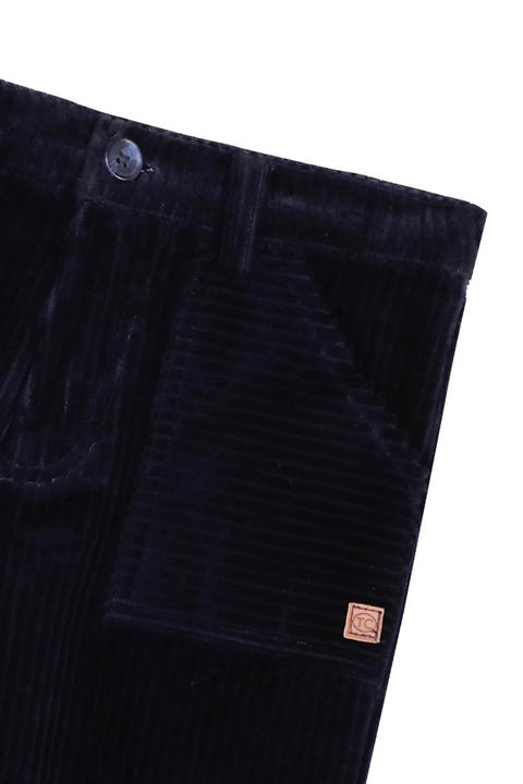 Trousers - Navy Corduroy - Image principale