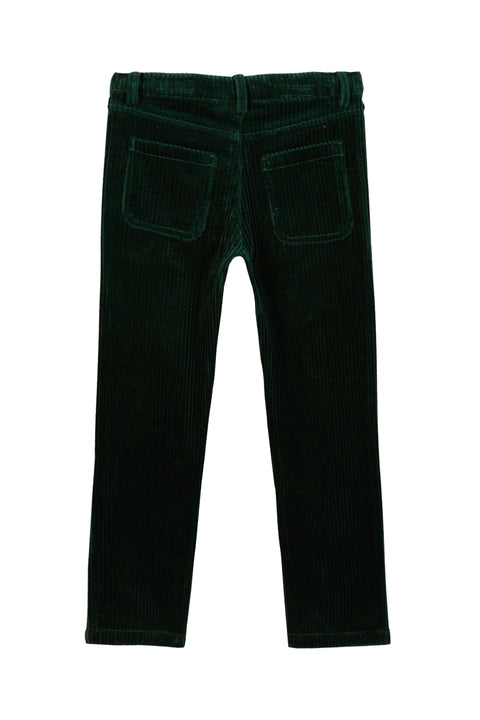 Pantalon - Verde Pana - Image principale