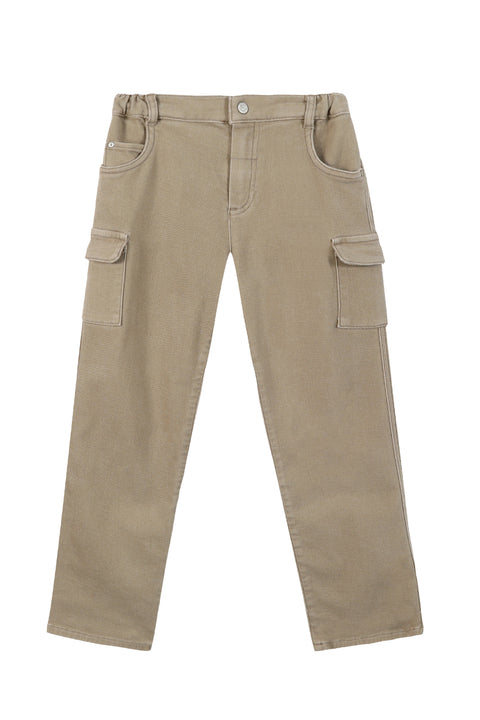 Trousers - Beige cargo - Image principale