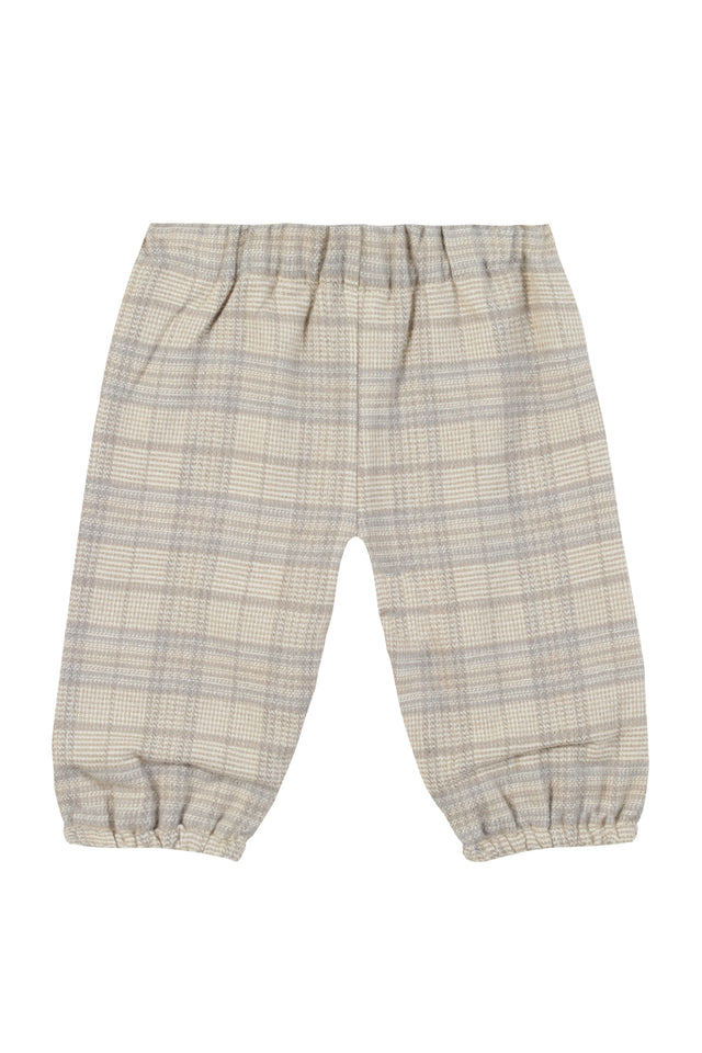 Pantalon - Beige carreaux - Image principale