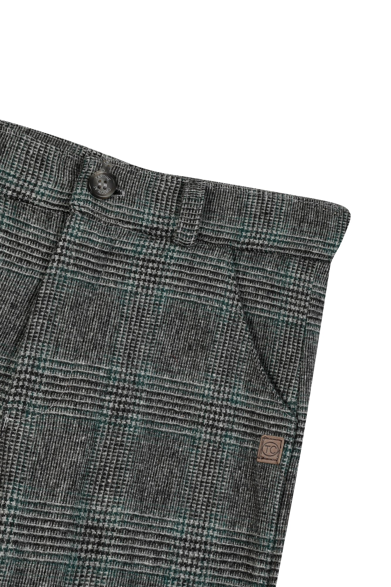 Hosen - Flanell Karo Grün