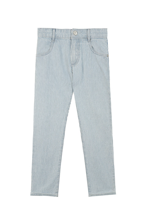 Trousers - Blue striped - Image principale