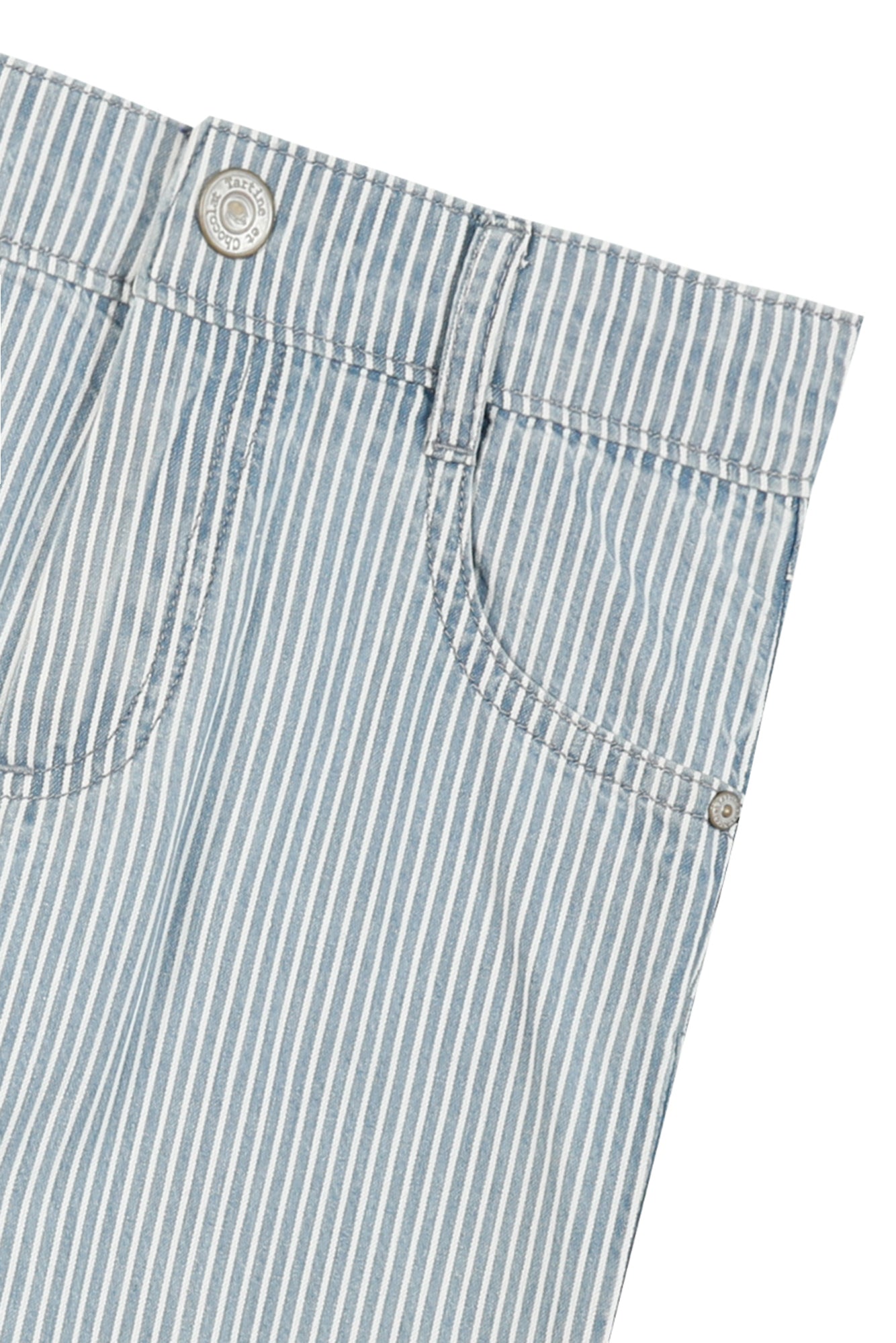 Broek - Blauw gestreept