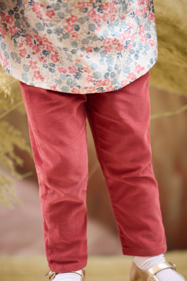 Pantalon - Rose velours - Image principale
