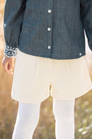 Short - Ecru in Velours