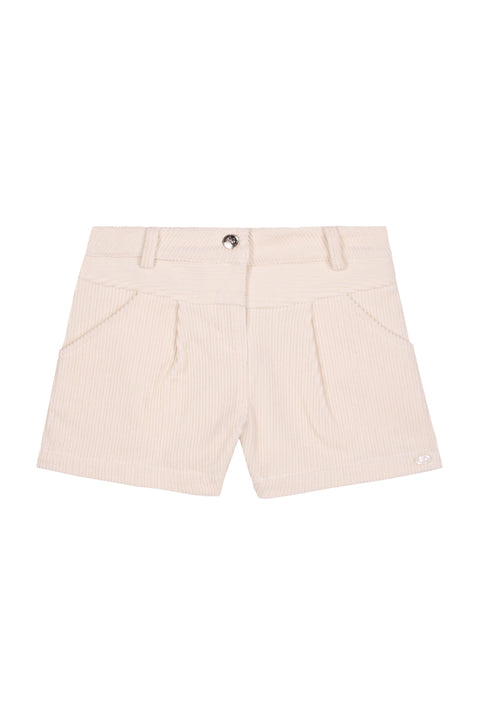 Short - Ecru in Velvet - Image principale
