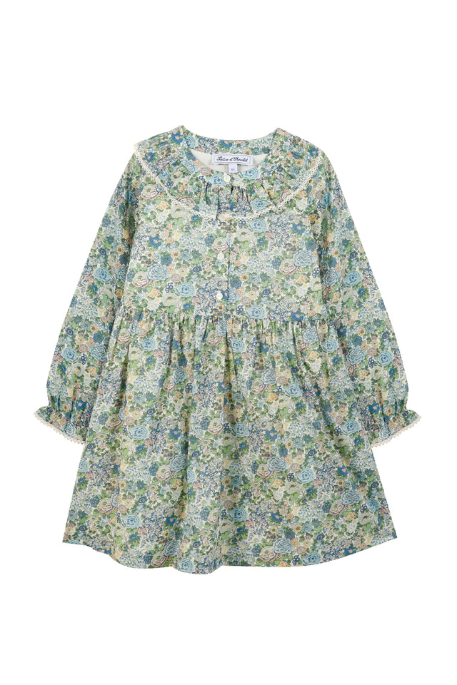 Robe - Tissu liberty vert céladon - Image principale