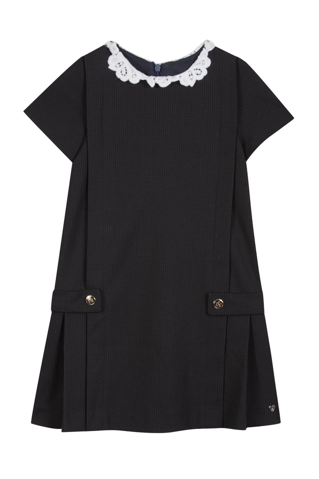 Robe - Marine col Dentelle - Image principale