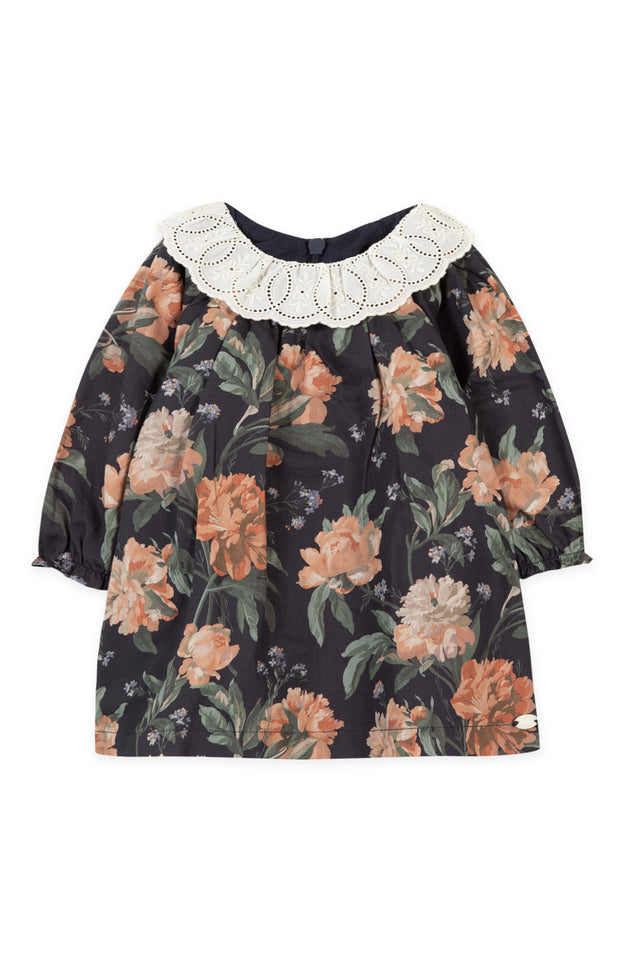 Robe - Marine tissu liberty - Image principale
