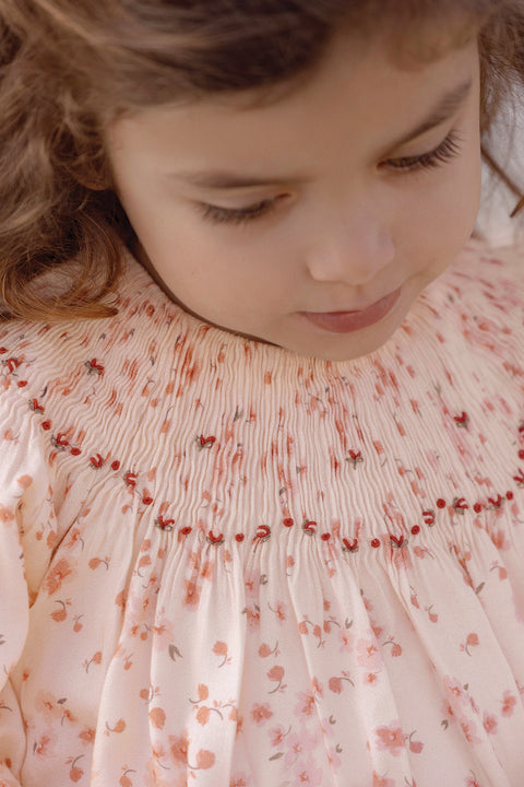 Robe - Poudre imprimé fleuri - Image principale