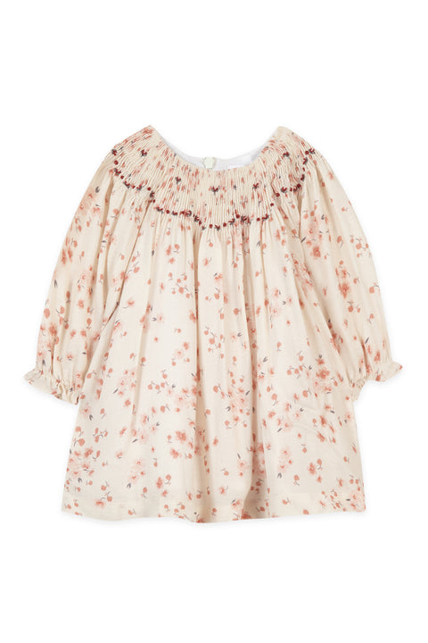 Robe - Poudre imprimé fleuri - Image principale