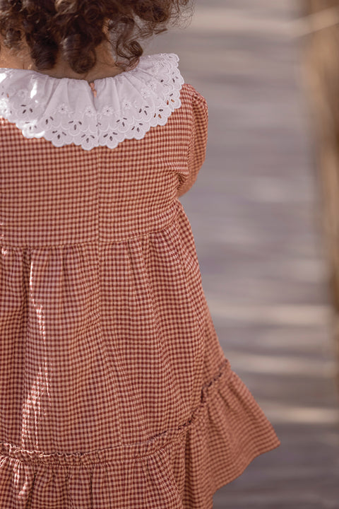 Robe - Rouge à carreaux - Image principale