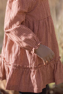 Robe - Rouge à carreaux