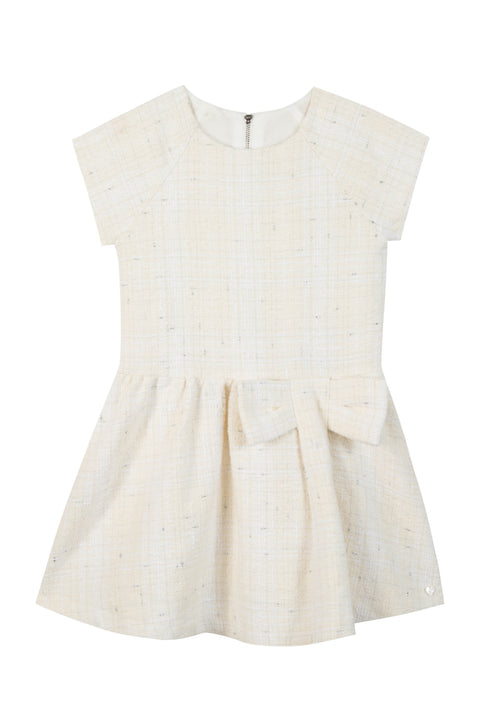 Robe - Ecru fil metalisé - Image principale