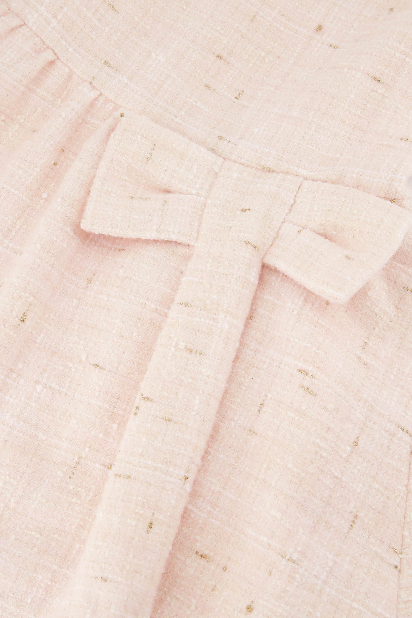 Kleid - Blassrosa Metalldraht