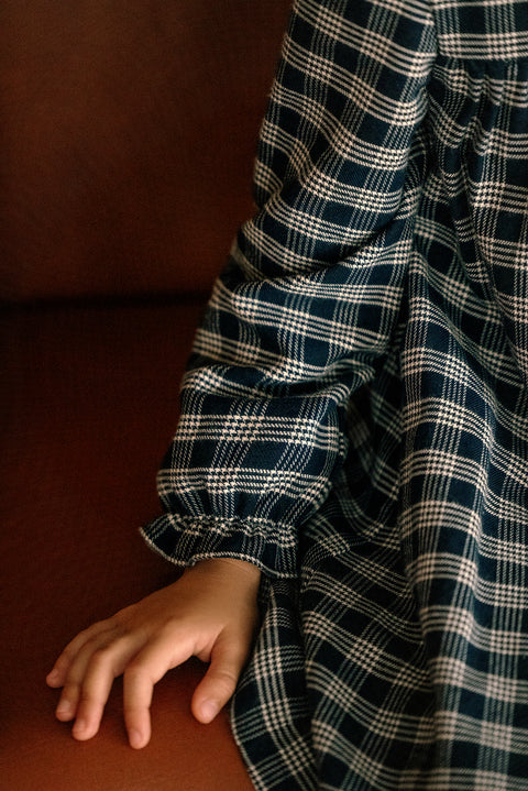 Robe - Marine à carreaux - Image principale