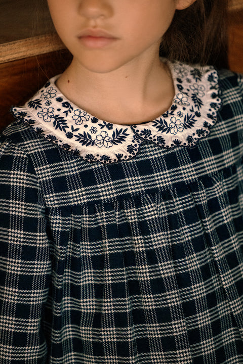 Robe - Marine à carreaux - Image principale