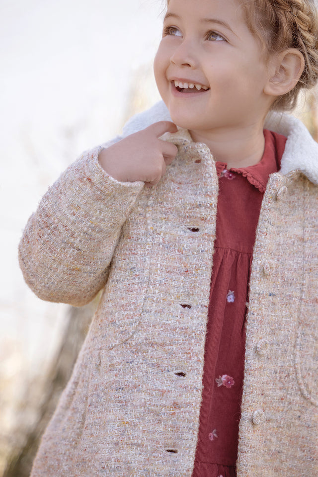 Manteau - Laine multicolore - Image principale