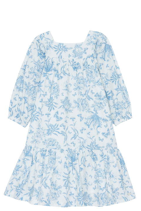 Vestito - Blu Stampaispirazione Toile de jouy - Image principale