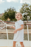 Robe - Polo blanc éponge