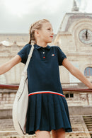 Vestito - polo Blu navy Maglia pungente