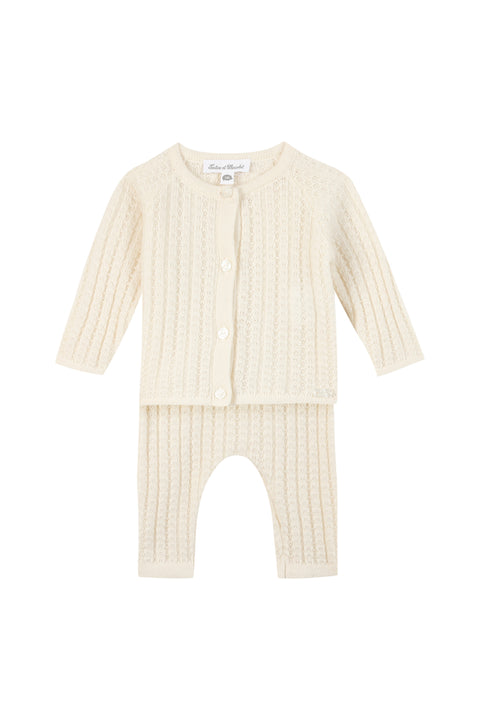 Ensemble long - Ecru tricot - Image principale