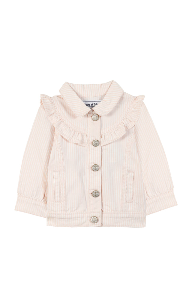 Veste - Rayé rose pâle - Image principale