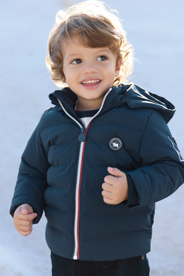 Down jacket - Navy Water-repellent - Image principale