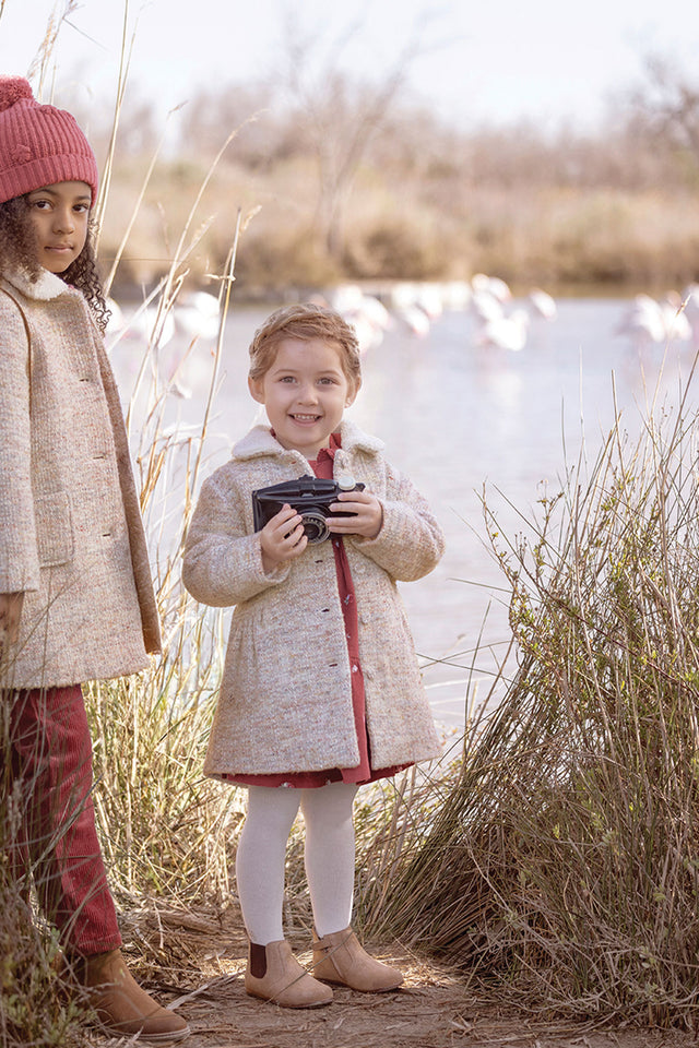 Manteau - Laine multicolore - Image principale