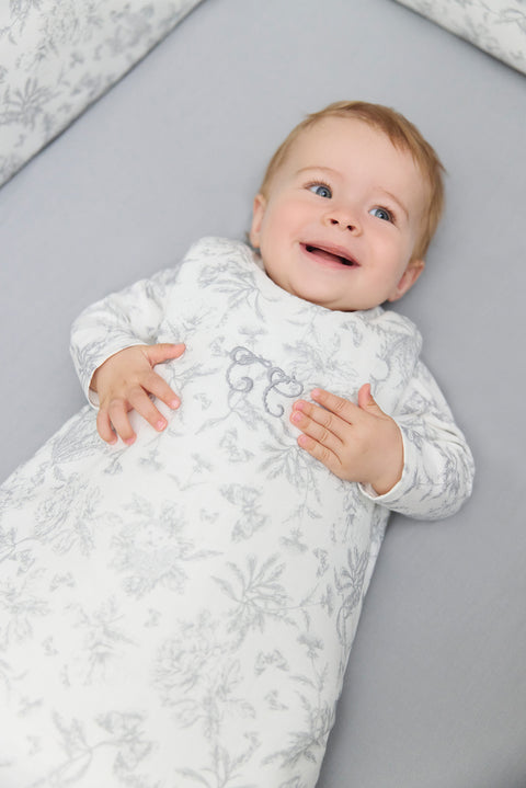 Gigoteuse - T1 Imprimé inspiration toile de jouy gris - Image principale