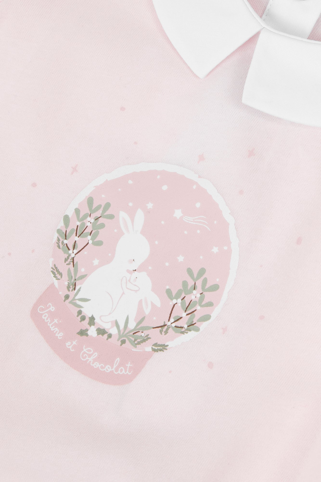 Pyjamas - Blassrosa Illustration Schneeball