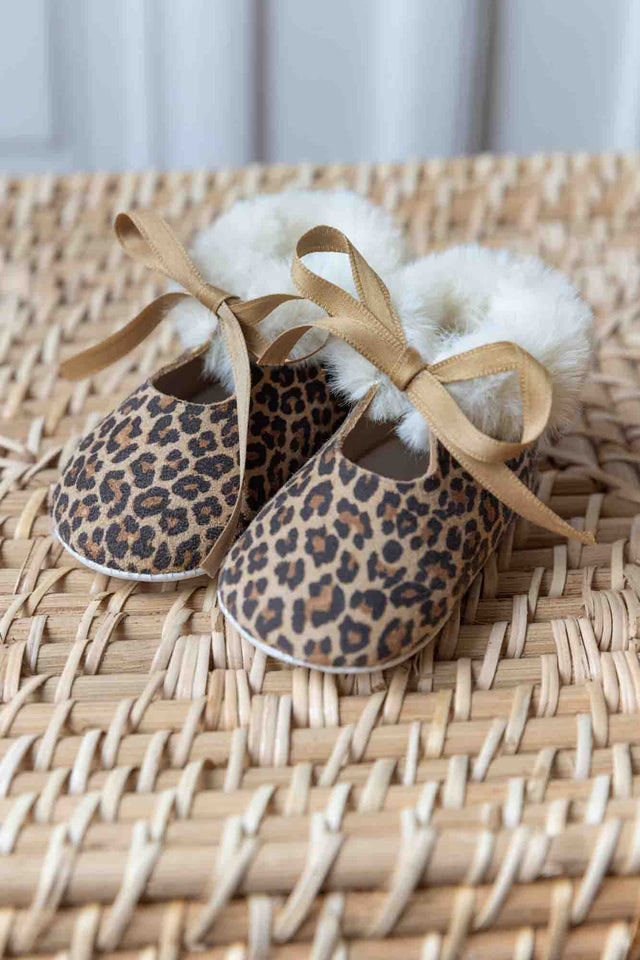 Chaussons - Sable motif léopard - Image principale