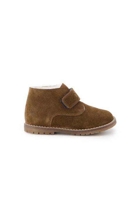 Bottines - Nubuck camel fourré - Image principale