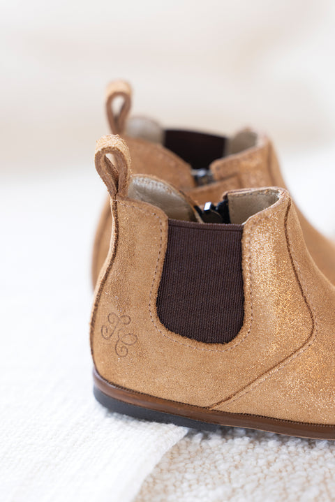 Bottines - Cuir caramel - Image principale