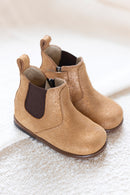 Bottines - Cuir caramel