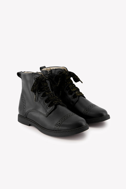 Bottines - Cuir noir - Image principale
