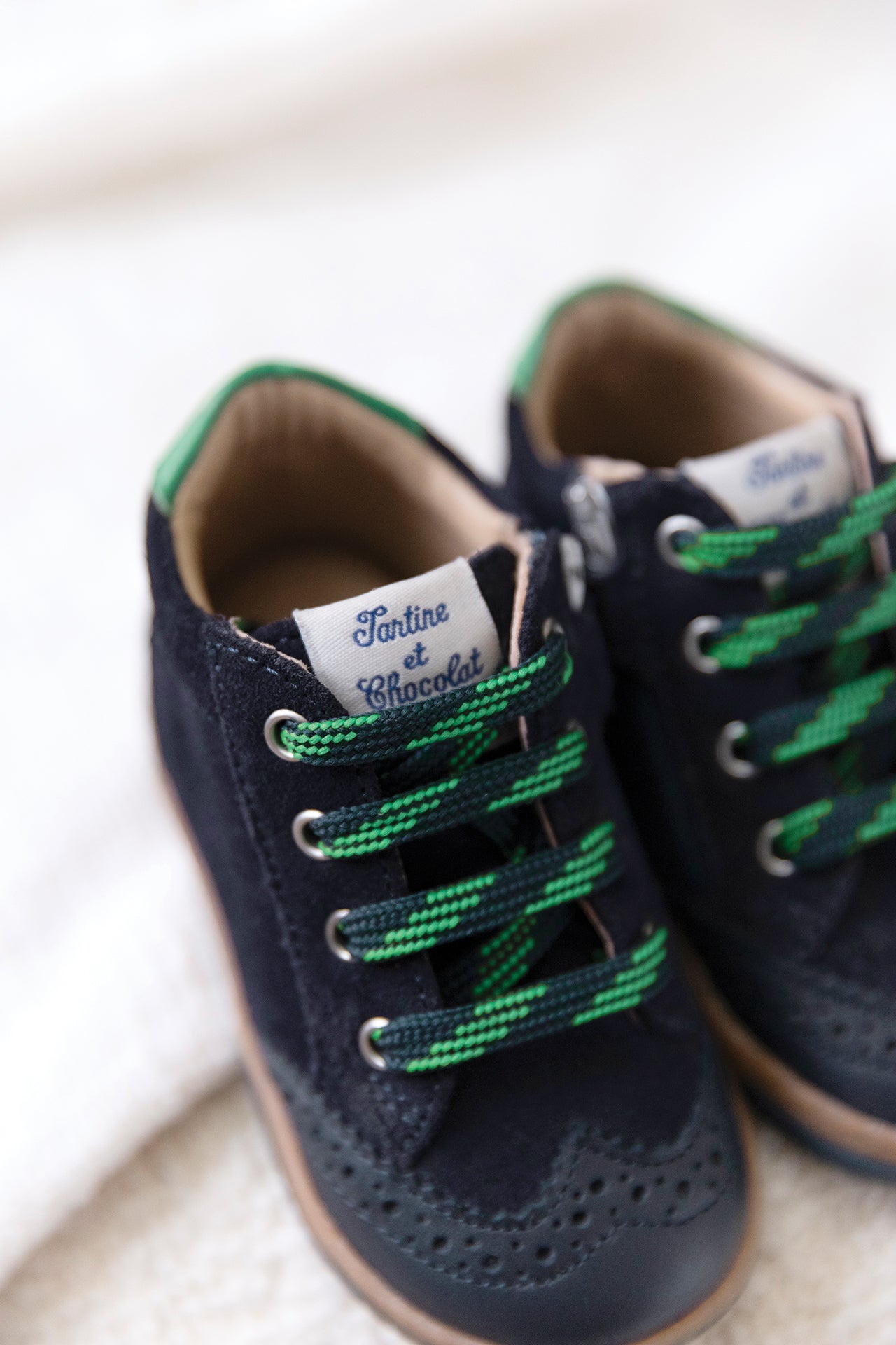 Stiefeletten - Leder Marineblau