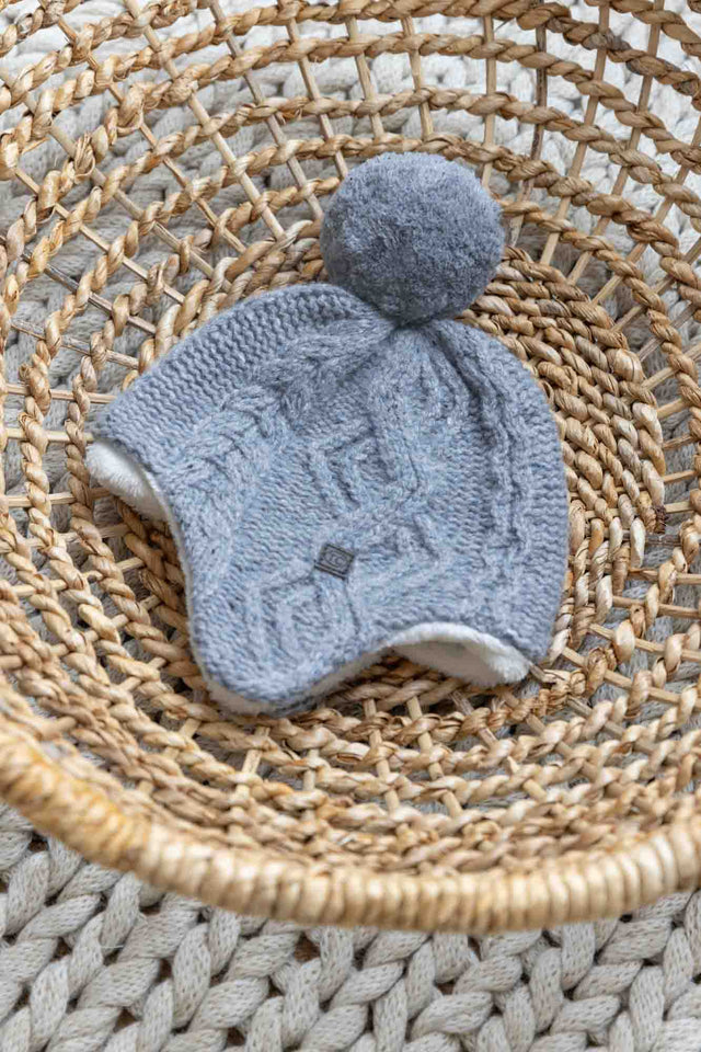 Bonnet - Bleu tricot - Image principale