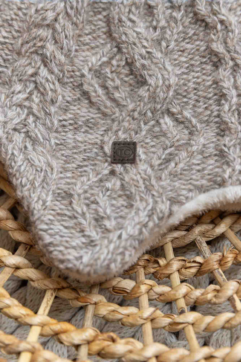 Beanie - Camel knit - Image principale